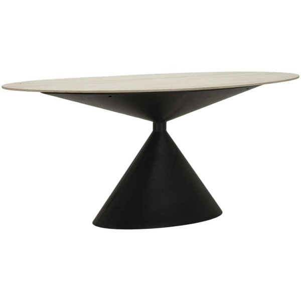 Table repas en métal et MDF Space 180 x 90 x 76 cm
