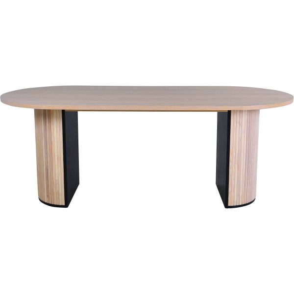 Table de repas ovale Bianca 200 x 90 cm - 839