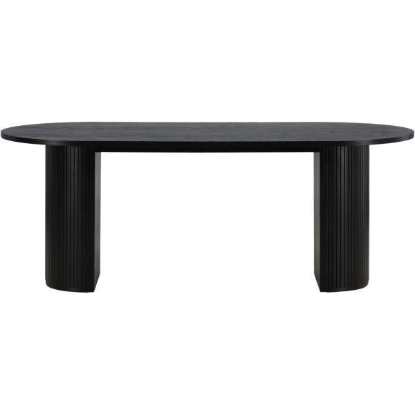 Table de repas ovale Bianca 200 x 90 cm - 959