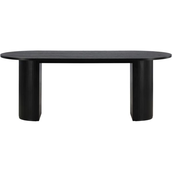 Table de repas ovale Bianca 200 x 90 cm - 889