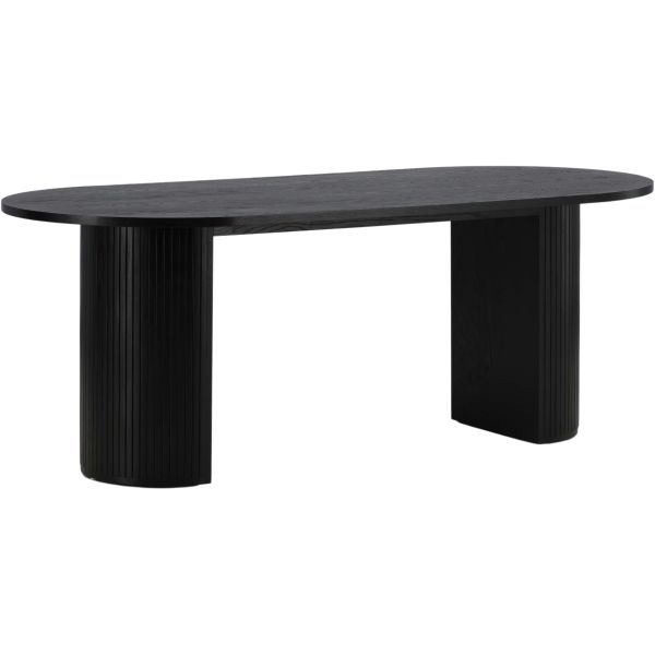 Table de repas ovale Bianca 200 x 90 cm