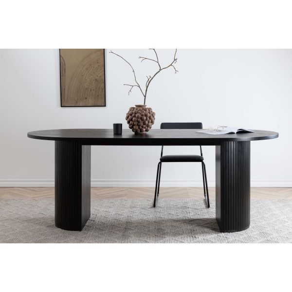 Table de repas ovale Bianca 200 x 90 cm - VENTURE HOME