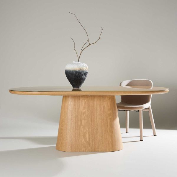 Table de repas ovale 200 x 90 cm Castor - VENTURE HOME