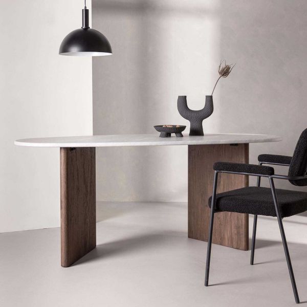Table de repas ovale 180 x 90 cm Grönvik - VENTURE HOME