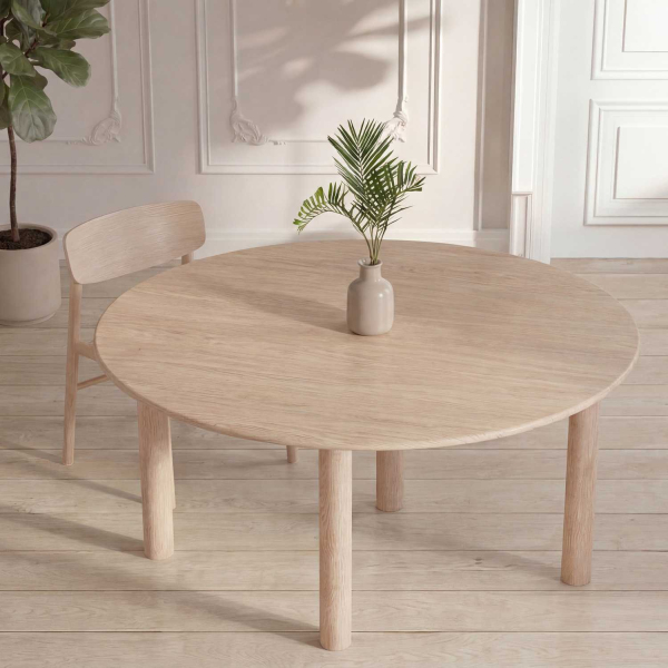 Table de repas ovale 130 x 110 x 75 cm Hilo - VENTURE HOME