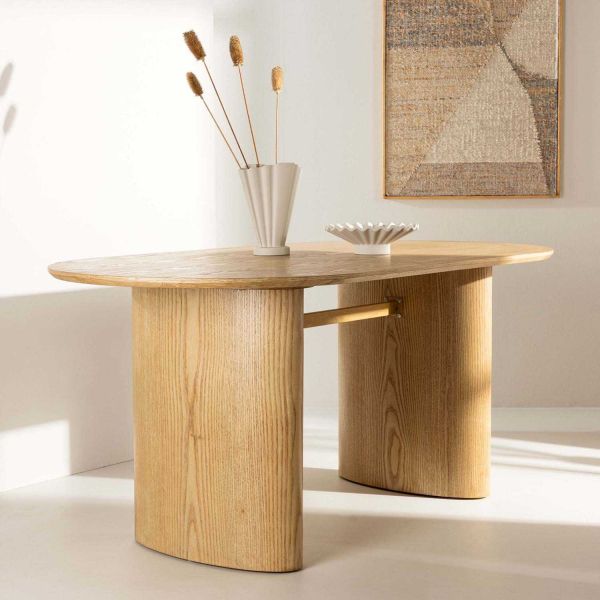 Table de repas ovale 140 x 90 cm Isolde - Venture Home