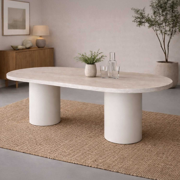 Table de repas ovale 200 x 100 cm Narvik - VENTURE HOME