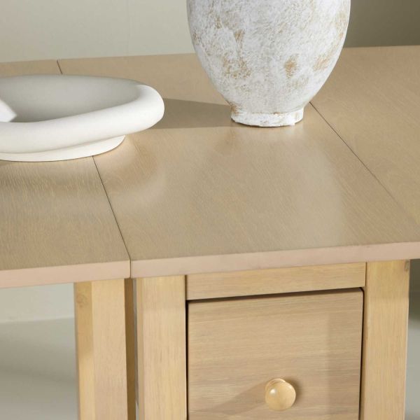 Table de repas rabatable 150 x 80 cm Edward - 6