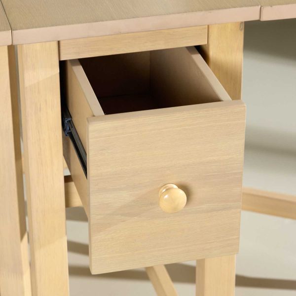 Table de repas rabatable 150 x 80 cm Edward - 7