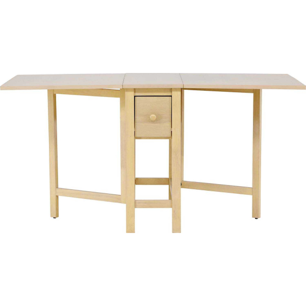 Table de repas rabatable 150 x 80 cm Edward - VEN-1039
