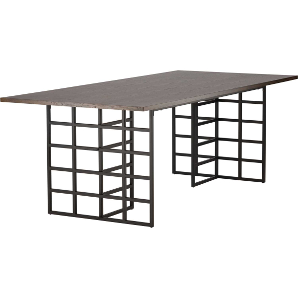Table de repas rectangulaire 220 x 100 cm Ystad - VEN-1227