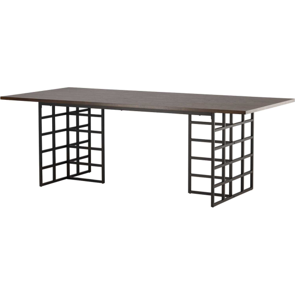 Table de repas rectangulaire 220 x 100 cm Ystad - 5