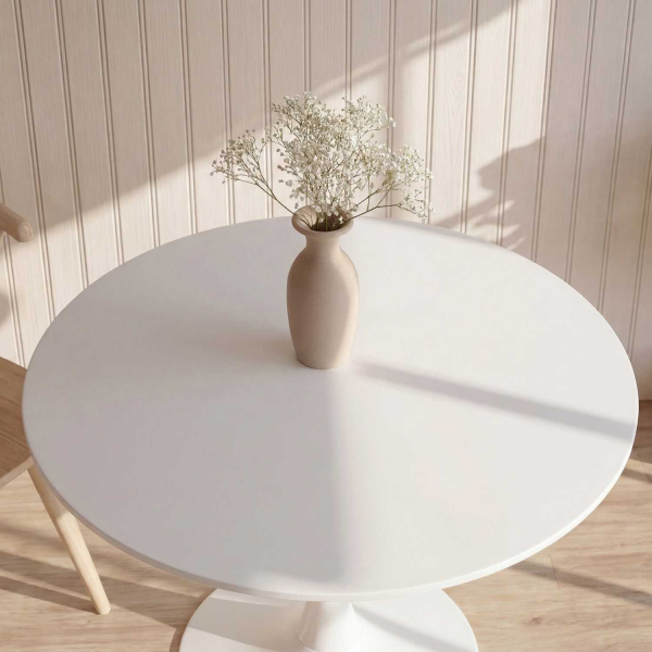 Table de repas ronde ⌀110 cm Hamden - VEN-1234