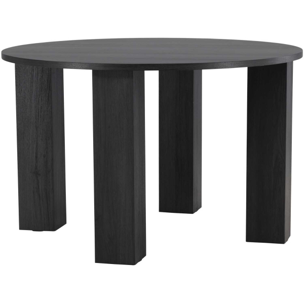 Table de repas ronde en MDF Juno 120 x 75 cm