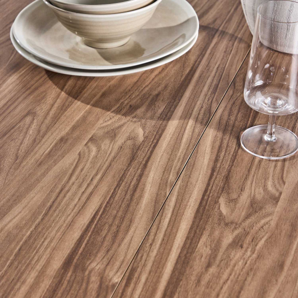 Table repas ronde en MDF Lanzo 150 x 75 cm - 7