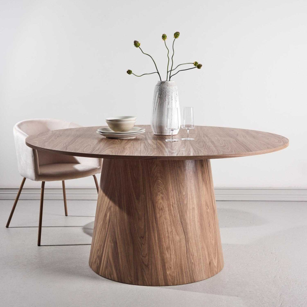 Table repas ronde en MDF Lanzo 150 x 75 cm - VENTURE HOME