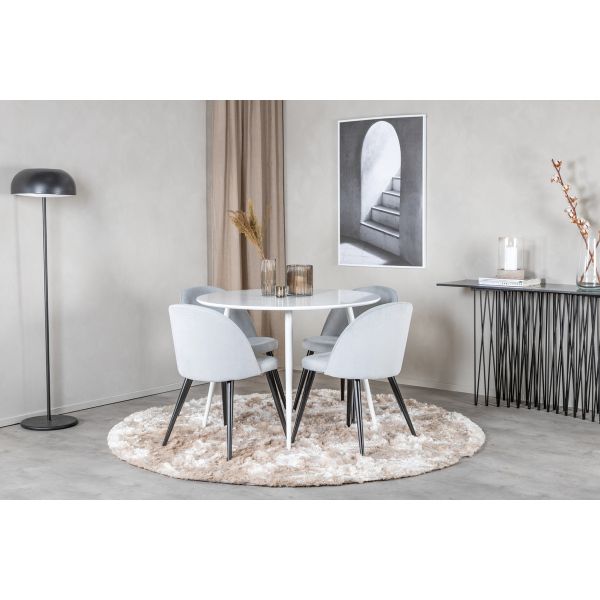 Table de repas ronde Plaza 100 cm - VENTURE HOME