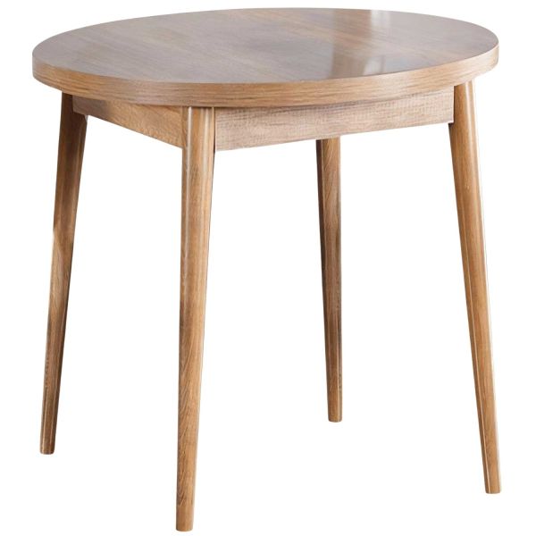 Table de repas ronde 90 cm en aggloméré Stil Barok