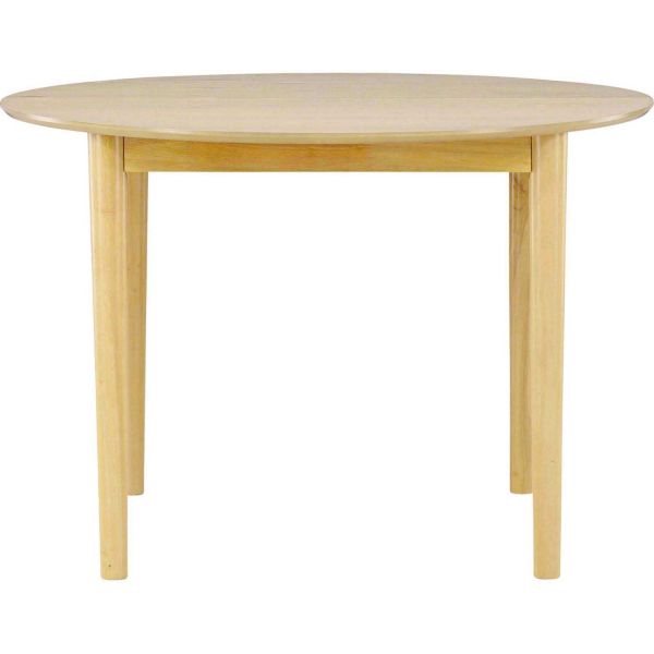Table de repas ronde  ø110 cm extensible Gilda - 5
