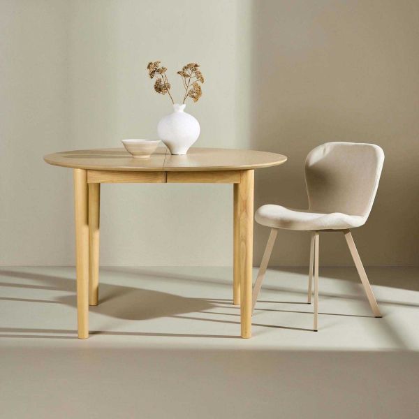 Table de repas ronde  ø110 cm extensible Gilda - VENTURE HOME