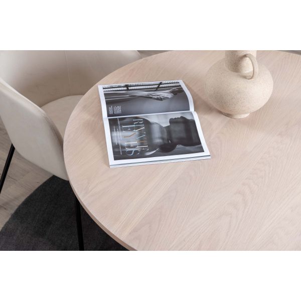 Table ronde en MDF Bianca 110 cm - 619