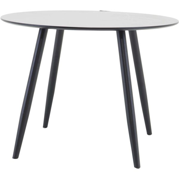 Table ronde en MDF Plaza 100 x 75 cm