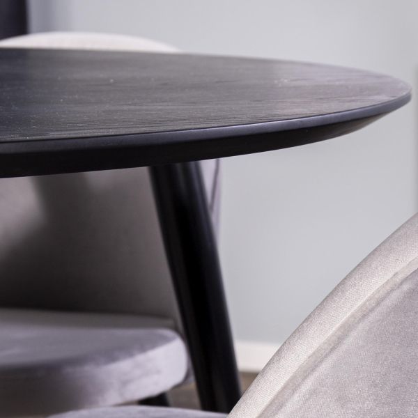 Table ronde en MDF et acier Dipp 115 cm - 5