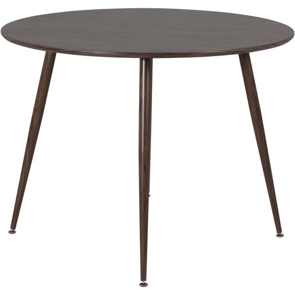 Table ronde en MDF et acier Plaza 100 cm