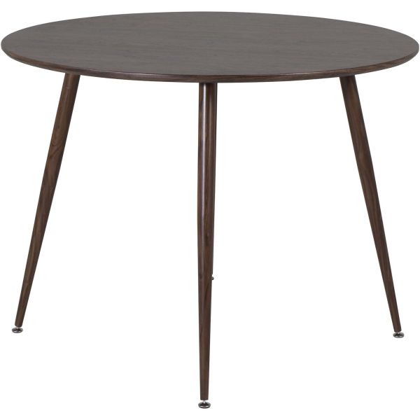 Table ronde en MDF et acier Plaza 100 cm