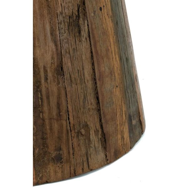 Table basse ronde en bois recyclé REWOOD - 249