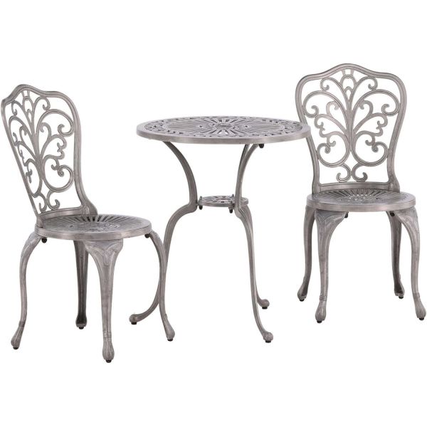 Table ronde et 2 chaises de jardin Nandin - VENTURE HOME