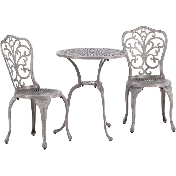 Table ronde et 2 chaises de jardin Nandin - Venture Home