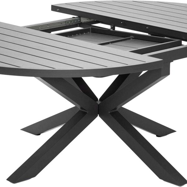 Table ronde extensible 8 à 10 personnes en aluminium Palma - MOR-0171