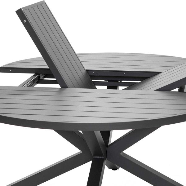 Table ronde extensible 8 à 10 personnes en aluminium Palma - 945