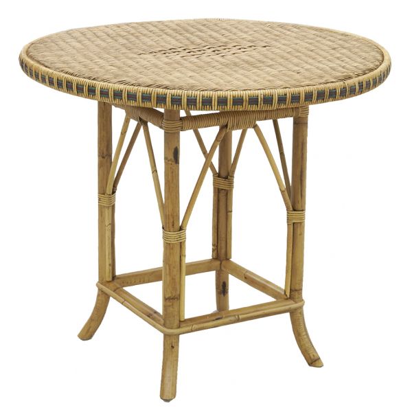 Table rotin 80cm Surabaya