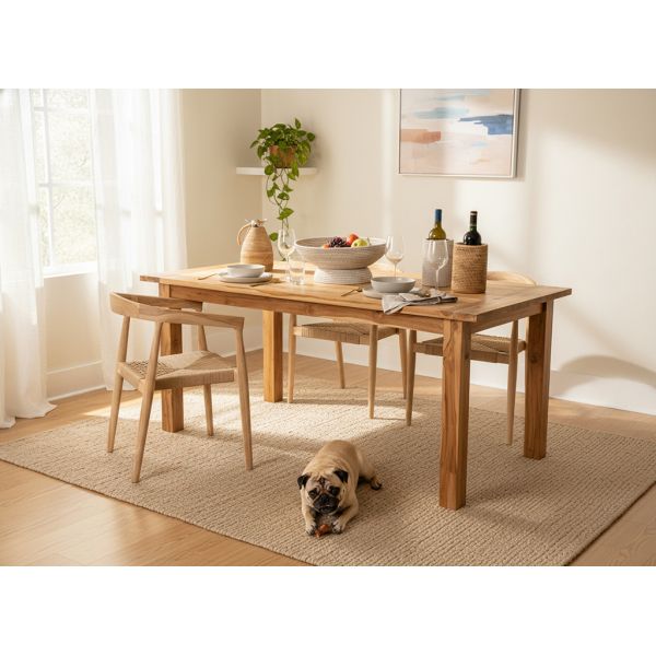 Table de salon en teck massif - AUBRY GASPARD