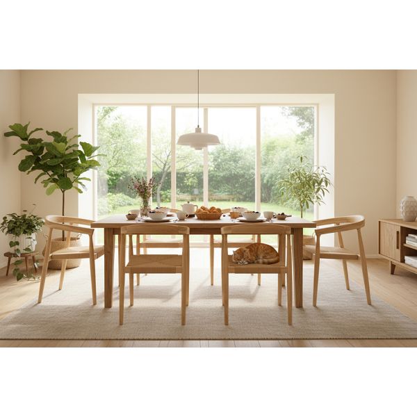 Table de salon en teck massif - 7