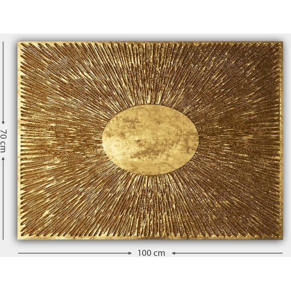 Tableau Cercle et striure 70 x 100 cm - ASI-0120