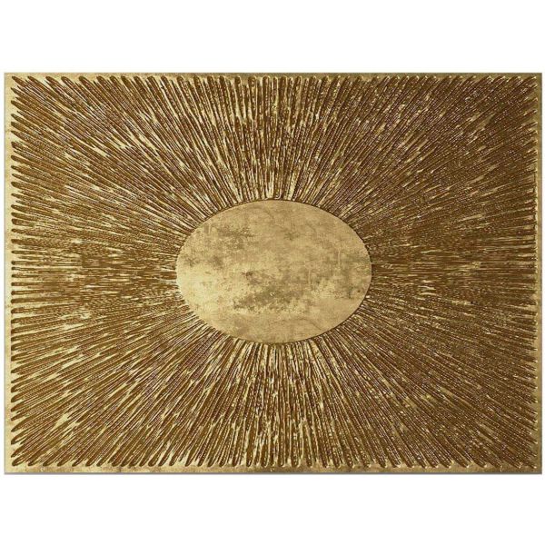Tableau Cercle et striure 70 x 100 cm
