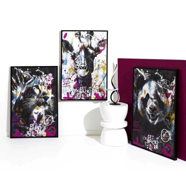Tableau décoratif Animal coloré 60 x 90 cm - CMP-5198