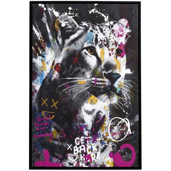Tableau décoratif Animal coloré 60 x 90 cm
