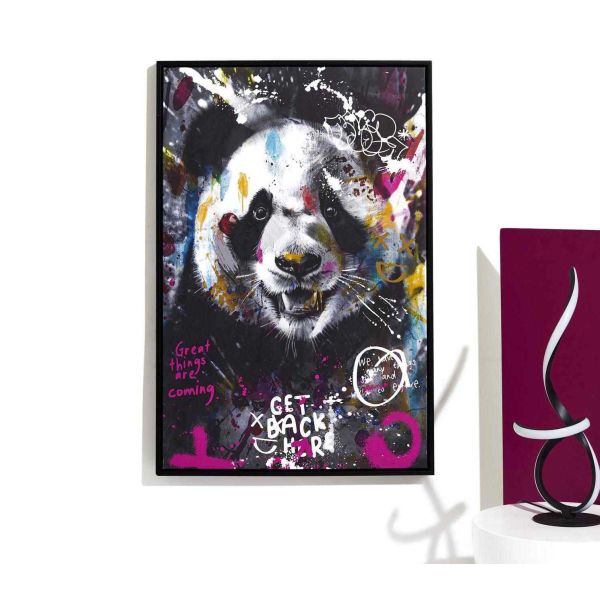 Tableau décoratif Animal coloré 60 x 90 cm - THE HOME DECO FACTORY