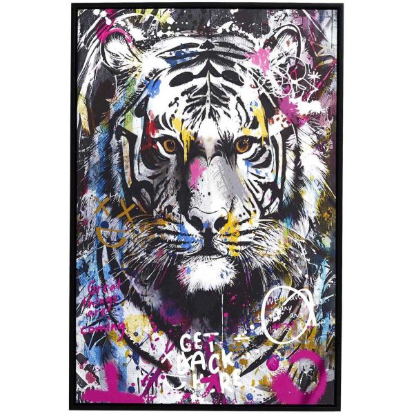 Tableau décoratif Animal coloré 60 x 90 cm