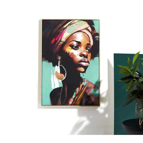 Tableau décoratif Femme 60 x 90 cm - THE HOME DECO FACTORY