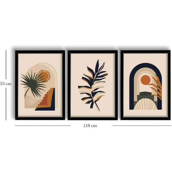 Tableau décoratif Frame 3 Pieces - ASI-0133