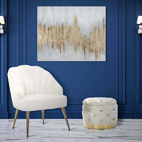 Tableau décoratif Goldage 100 x 2.8 x 80 cm - MAURO FERRETTI