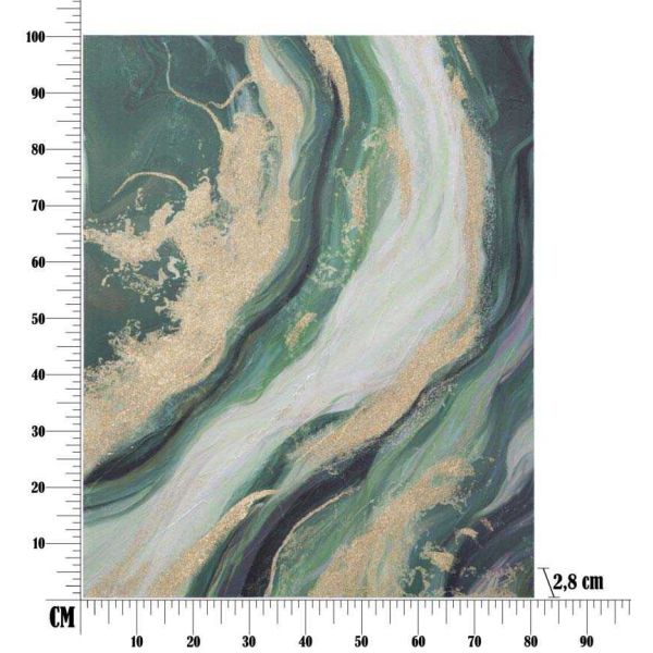 Tableau décoratif Greenery 80 x 2.8 x 100 cm - MAU-0275
