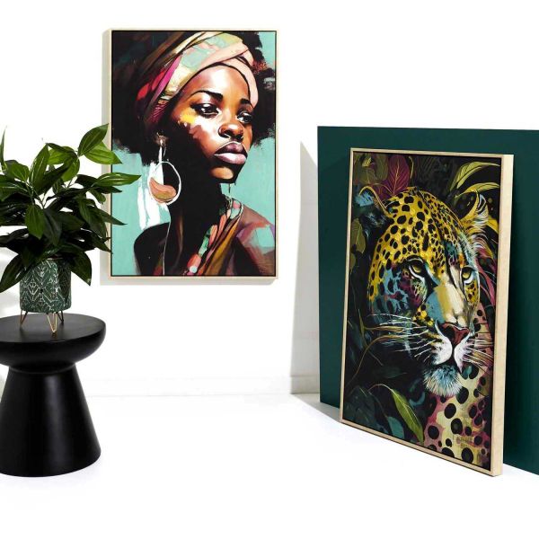 Tableau décoratif Jungle 60 x 90 cm - CMP-5194