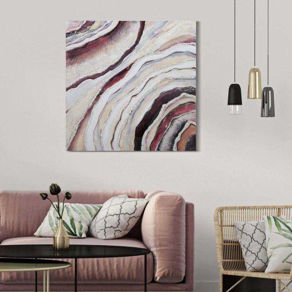 Tableau décoratif Redy 80 x 2.8 x 80 cm - MAURO FERRETTI