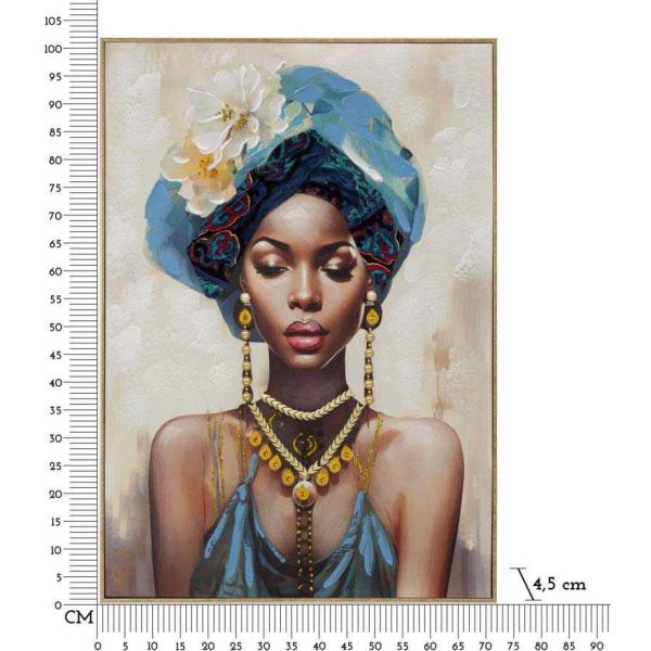 Tableau décoratif en toile Ayda 72 x 4.5 x 102 cm - MAU-0310